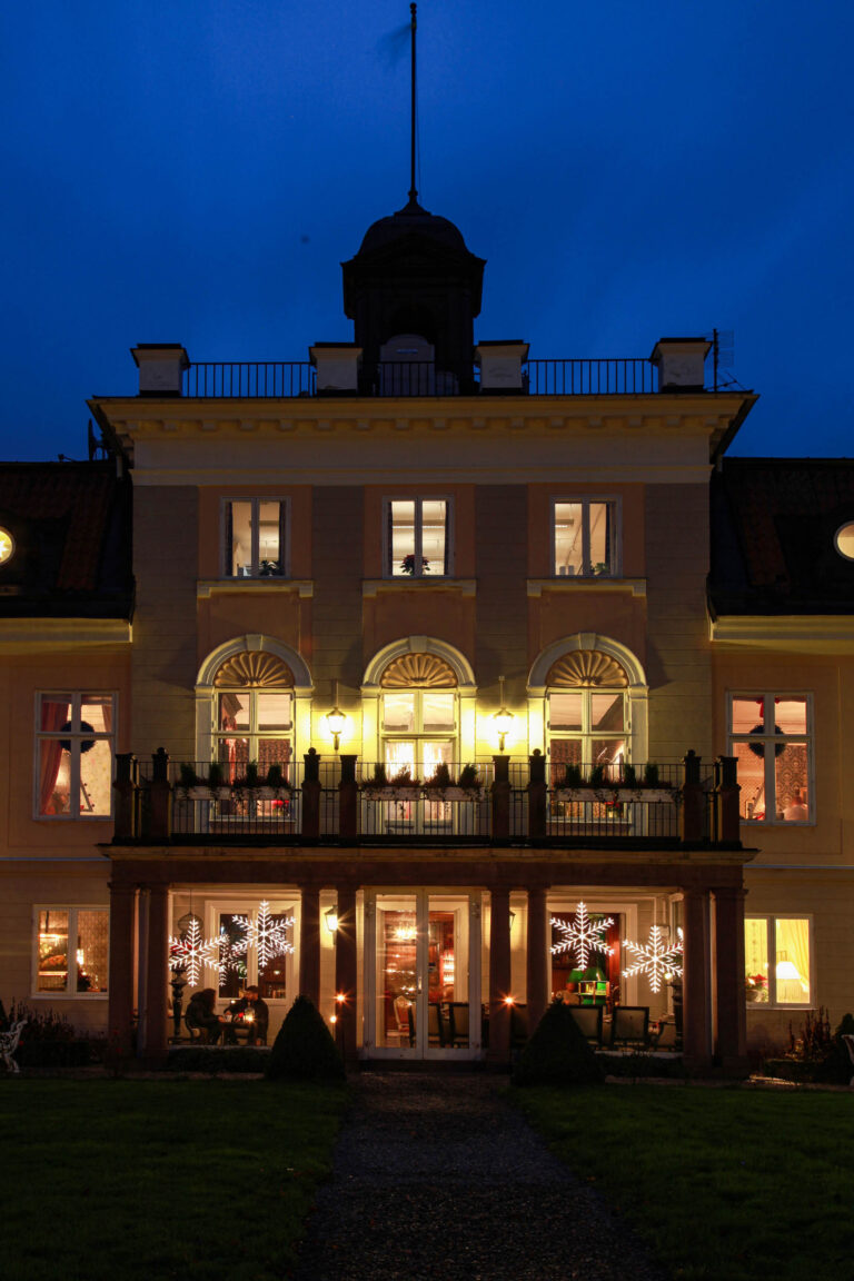 Slottets baksida jul